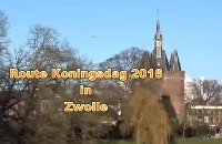 Route Koningsdag 2016 in Zwolle