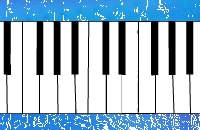 Piano op de oceaan