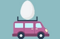 Eieren en auto